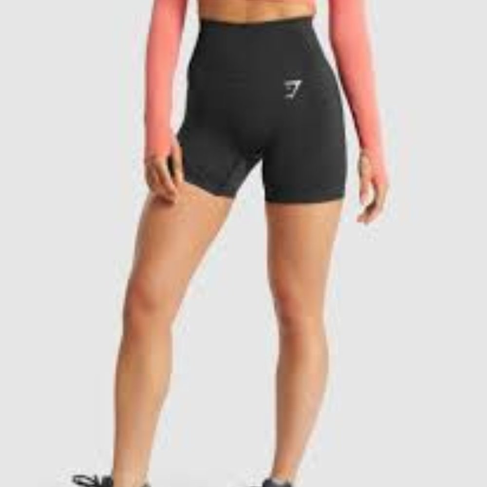 2.0 Black Gymshark Vital Seamless Shorts M